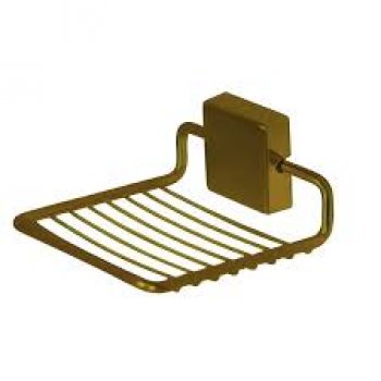 SABONETEIRA DE PAREDE CURVY DOURADO - BEL (P55)