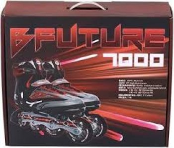 INLINE ROLLERS FUTURE ABEC-7 ALUM 41 - VERMELHO  (P88-10)
