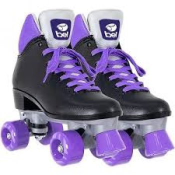 PATINS BEL QUAD - RETRO BASIC PRETO/ ROXO TAM 37 (P55)