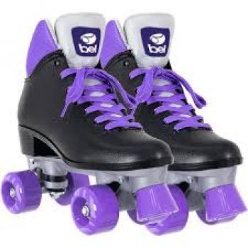 PATINS BEL QUAD - RETRO BASIC PRETO / ROXO TAM 35 (P55)