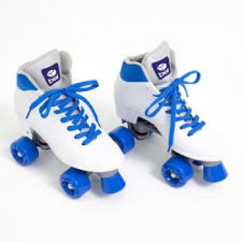 PATINS BEL QUAD - RETRO BASIC BRANCO / AZUL TAM 36 (P55)
