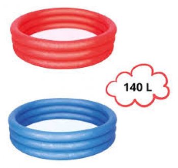 PISCINA INFLÁVEL INFANTIL PLAY KIDS 140 L 3 ANEIS 1,22 m x 25 cm – BEL