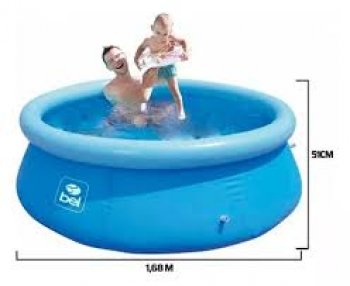 PISCINA INFLÁVEL 1.000 L (1,68 m x 51 cm) (P55)