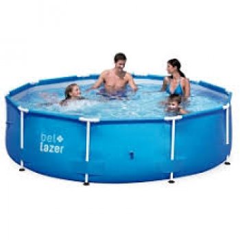 PISCINA ARMAÇÃO 7000L + COBERTURA 366 cm + LONA 3,96 m - BEL (P55)