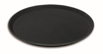 BANDEJA  ANTI-DERRAPANTE PRETA  35CM HERCULES BX104-35