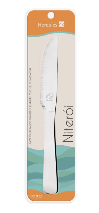 CONJUNTO FACA  CHURRASCO 3PC NITEROI HERCULES 3200-540