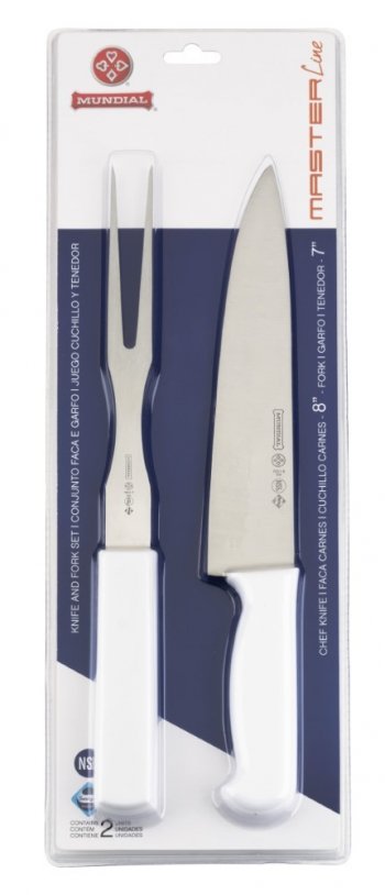 CJ CHURRASCO BRANCO 2PC MASTER LINE MUNDIAL 7800-2FG