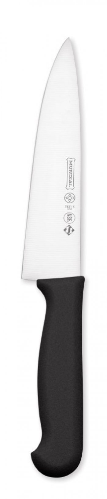 FACA COZINHA PRETA 6" MASTER LINE MUNDIAL 7831-6PR