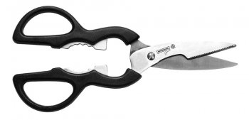 TESOURA COZINHA PRETA 21CM MUNDIAL TE-30