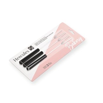 GARFO 2 DENTES PARA BANHAR CHOCOLATE 177MM CJ 03PC HERCULES UC60-02 CABO PRETO