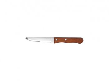 FACA ASSADO CABO MADEIRA 5"- 12CM  WOOD MUNDIAL 1528-5