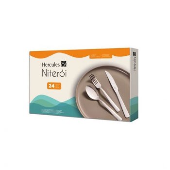 FAQUEIRO ESTOJO PAPELAO 24PC NITEROI HERCULES 3200-24