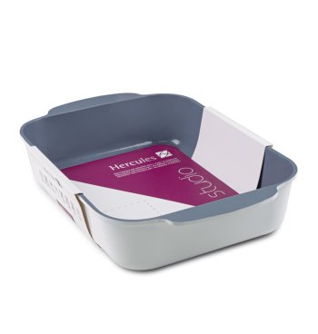 ASSADEIRA RETANGULAR BRANCA 35X24CM  HERCULES PA9000-A35C