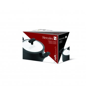 CACAROLA COM TAMPA PRETA 22X9CM 3L HERCULES PA300-C22PR