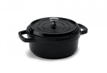 CACAROLA REDONDA C/TAMPA PRETA C/ANTIADERENTE DIAM.213MM ALTURA 90MM VOL.2,4L HERCULES PA9000-20PR