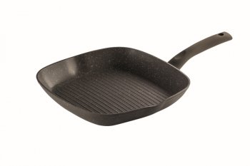 FRIGIDEIRA GRILL QUADRADA MARRON C/ ANTIADERENTE MED.DIAGONAL 313MMX38MM ESP.4,1MM VOL.2000MLHERCULES PA300-FG23MA