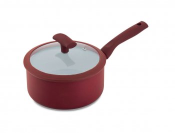 PANELA COM TAMPA VERMELHA 20X9CM 2,5L HERCULES PA300-P20VM