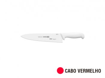 FACA COZINHA FIO LISO VERMELHA MUNDIAL 25,4CM 5510-10