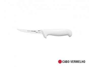 FACA CARNE FIO LISO VERMELHA MUNDIAL 12,7CM 5516-5