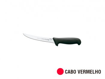FACA CARNE FIO LISO VERMELHA MUNDIAL 15,2CM 5516-6