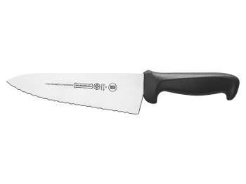 FACA COZINHA PRETA FIO SERRILHADO MUNDIAL 20,3CM 5610-8E