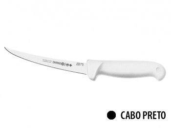 FACA DESOSSA FIO LISO PRETA MUNDIAL 15,2CM 6307-6