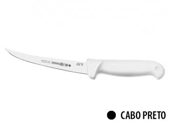 FACA DESOSSA FIO LISO PRETA MUNDIAL 15,2CM 6308-6