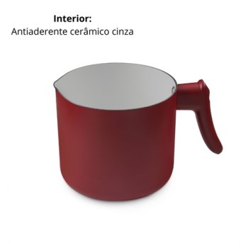 FERVEDOR VERMELHO DIAMETRO 14X11,7CM HERCULES PA300-L14VM