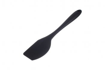 Espátula Arredondada Silicone Preto