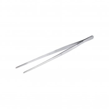 Pinça Culinária Profissional com Serrilha Reta 30cm Aço Inox WECK
