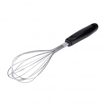 Batedor Fouet Fios de Aço Inox 28cm cabo Preto WECK