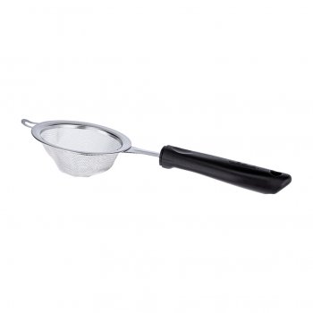 Peneira de Aço Inox 9cm cabo Preto WECK
