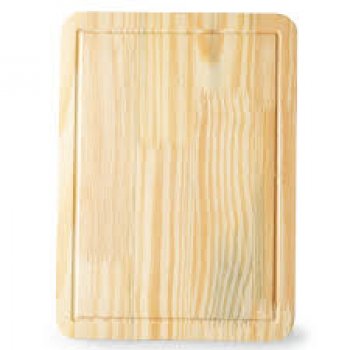TABUA CHURRASCO PINUS 19X35CM RETANGULAR