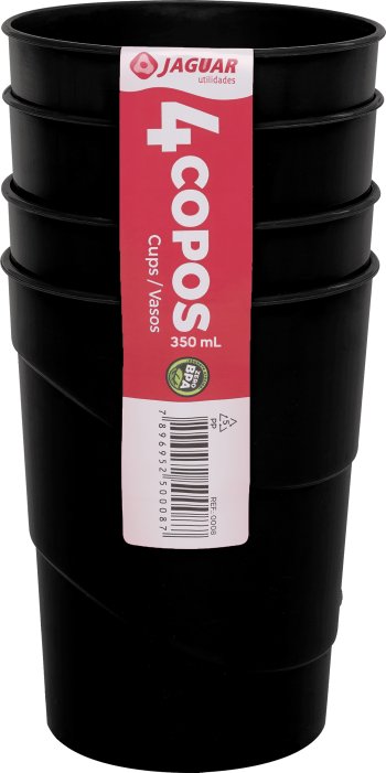 KIT 4 COPOS 350 ML