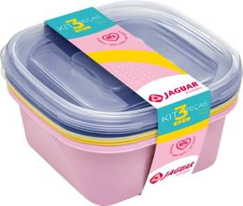 KIT 3 PCS ORGANIZA QUAD. 1,2L