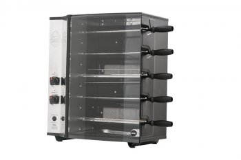 CHA - Assador a Gás Nativa Giratório Acendimento Automático Preto M.1/30 cv