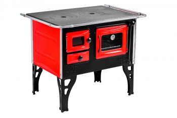 Fogão a Lenha Prime Box N 2 Direito - Vermelho