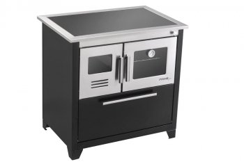 Fogão a Lenha Prime Glass N 2 Direito - Preto