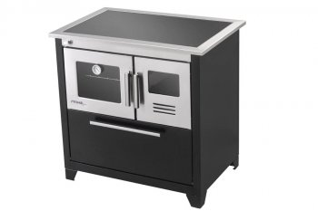 Fogão a Lenha Prime Glass N 2 Esquerdo - Preto