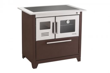 Fogão a Lenha Prime Glass N 2 Direito - Marrom