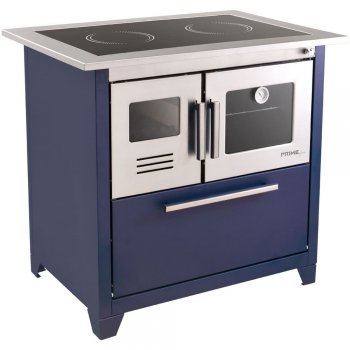 Fogão a Lenha Prime Glass N 2 Direito - Azul