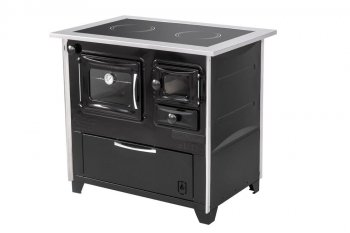 Fogão a Lenha Prime Vitro N 2 Esquerdo - Preto