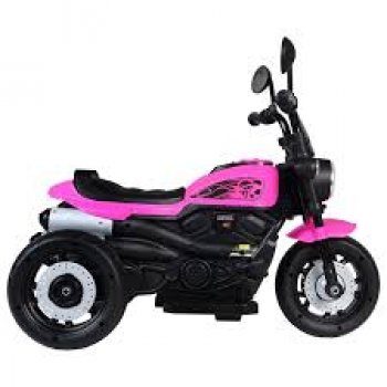 MOTO ELETRICA INFANTIL FREEWAY KING 3 RODAS 6V ROSA - BEL