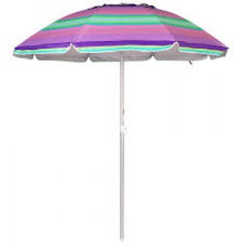 GUARDA-SOL RAINBOW 2,0 M ALUMINIO POLIESTER SILVER COATING ESTAMPAS SORTIDAS - BEL (P55)