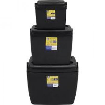 COMBO CAIXAS TERMICAS 36L, 19L, 6L PRETA - BEL