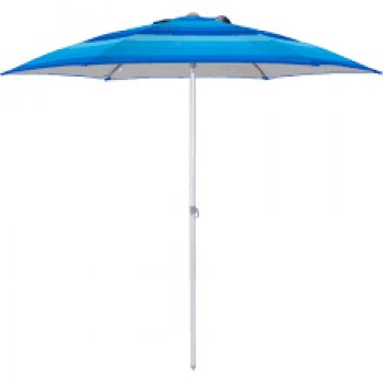 GUARDA-SOL MILAGRES 2,40 M DEGRADE AZUL ALUMINIO VARETAS FIBRA DE VIDRO PREMIUM - BEL (P55)