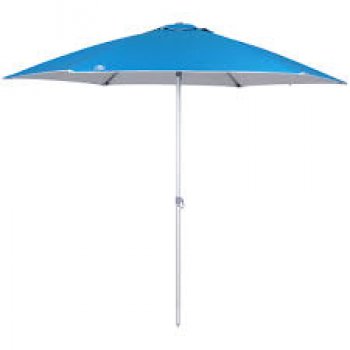GUARDA-SOL MILAGRES 2,40 M AZUL ALUMINIO VARETAS FIBRA DE VIDRO PREMIUM - BEL (P55)