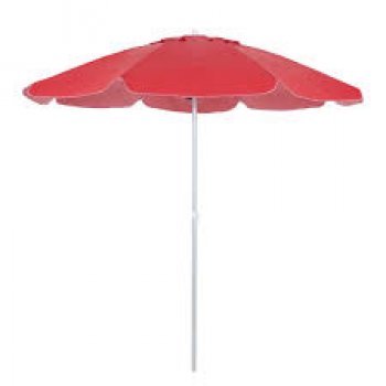 GUARDA-SOL BAGUM 1,60 M CABO DE ALUMINIO  VERMELHO - BEL (P55)