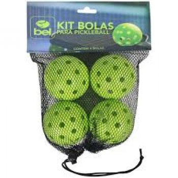 KIT 4 BOLINHAS PICKLEBALL - BEL