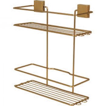 SUPORTE SHAMPOO DUPLO CURVY COBRE - BEL (P55)
